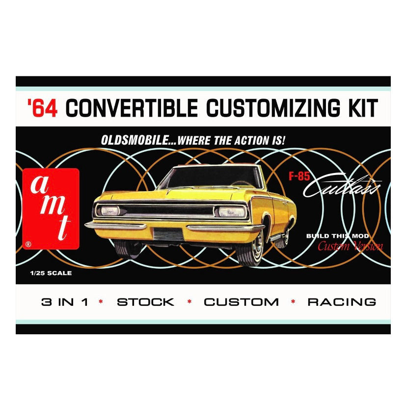 AMT 1/25 MODEL KIT 1964 OLDS CUTLASS F-85 CONVERTIBLE