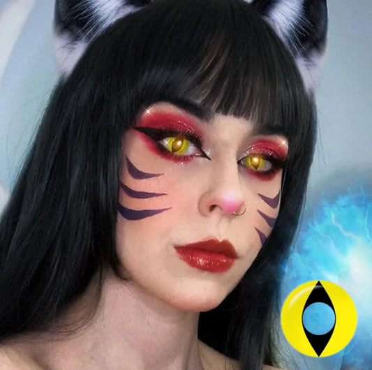 MAGISTER / CRAZY LENS CAT EYES YELLOW MY10