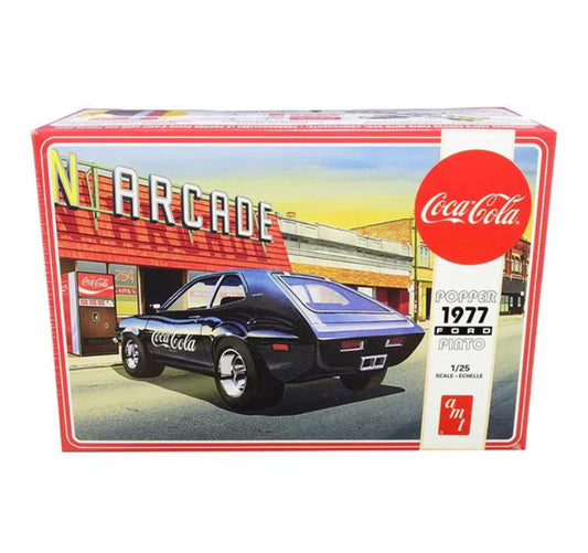 AMT AMT1166M SKILL 3 MODEL KIT 1977 FORD PINTO POPPER WITH VENDING MACHINE COCA-COLA 2 IN 1 KIT 1 BY 25 SCALE MODEL