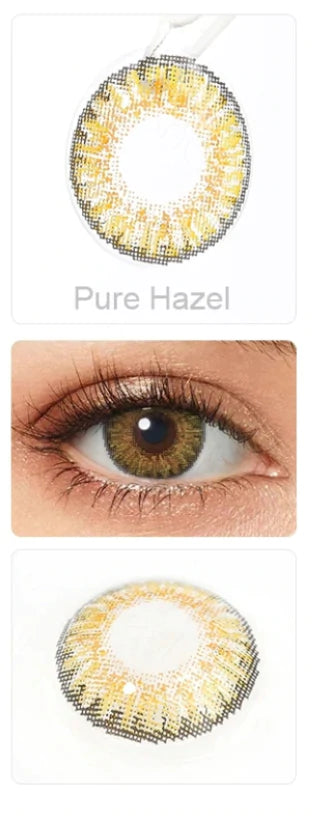 3 Tone/Pure Hazel Contact Lenses