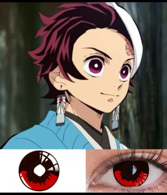 BIO-ESSENCE/DEMON SLAYER KAMADO TANJIROU SOFT CONTACT LENSES