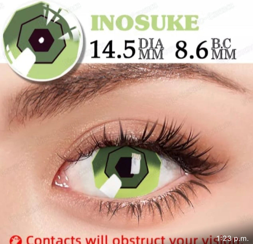 BIO-ESSENCE/DEMON SLAYER INOSUKE SOFT CONTACT LENS